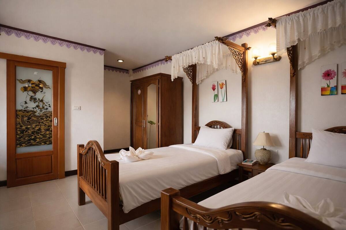 Superior Twin Room | 低過敏寢具、迷你吧、書桌、免費無線上網