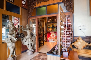 Interior entrance