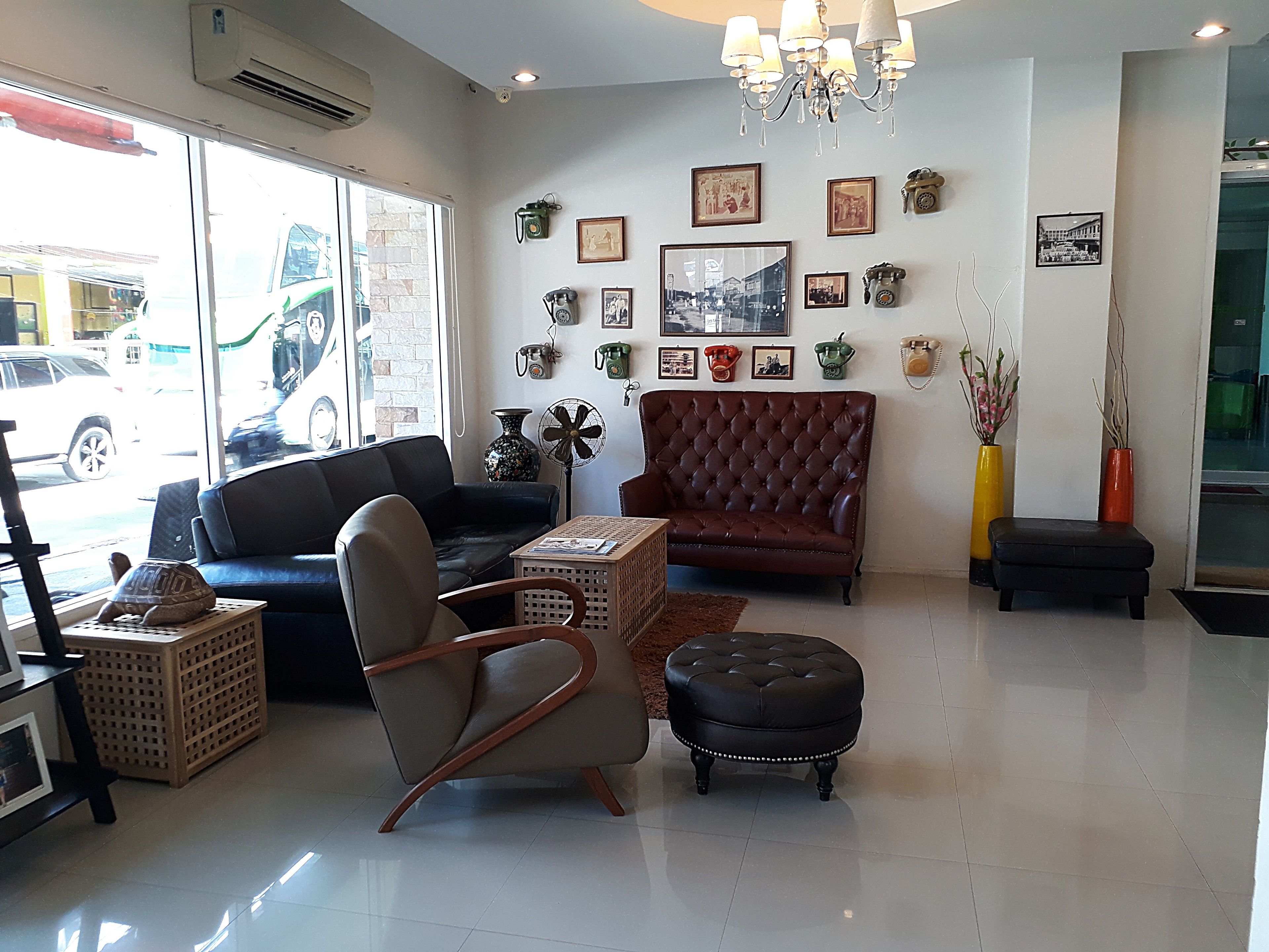 Sala de estar en el lobby