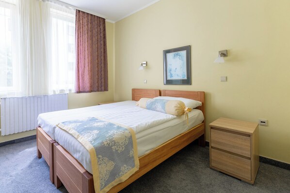 Double or Twin Room | In-room safe, iron/ironing board, free cribs/infant beds, rollaway beds - Hotel Wilhelm (Prague)