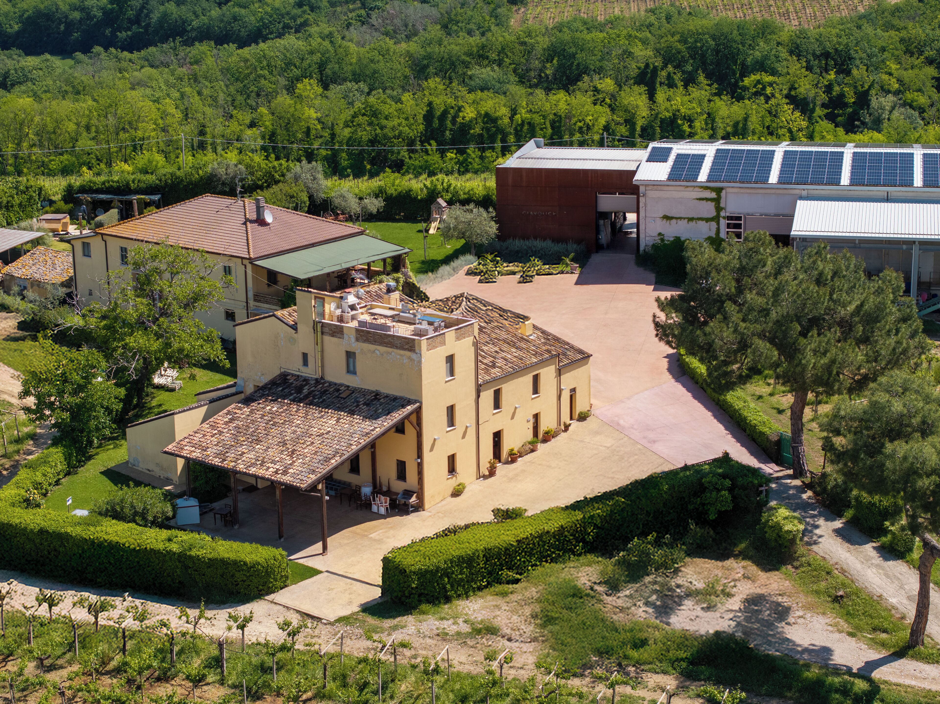 Facciata della struttura