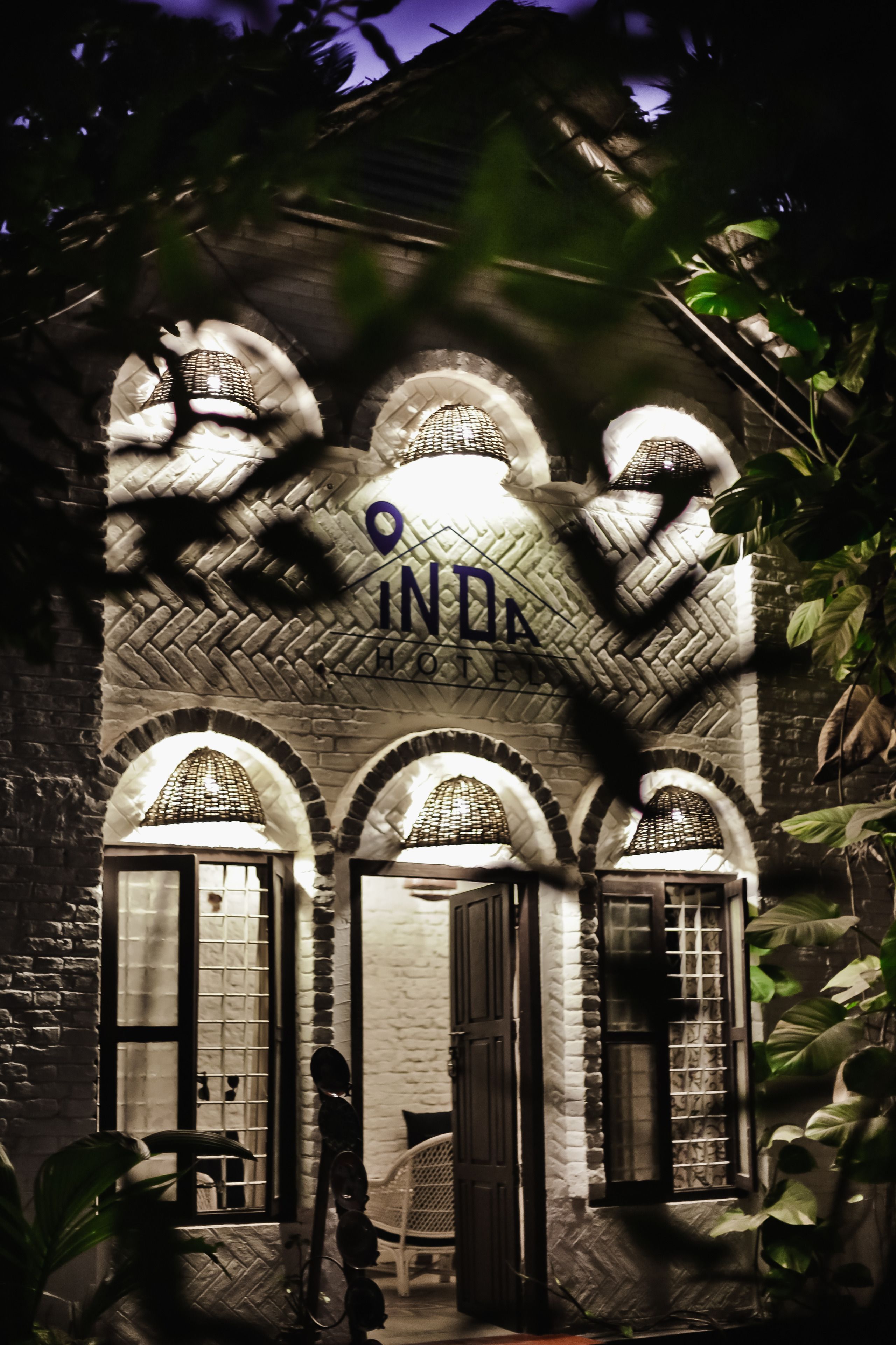 front of property – evening/night