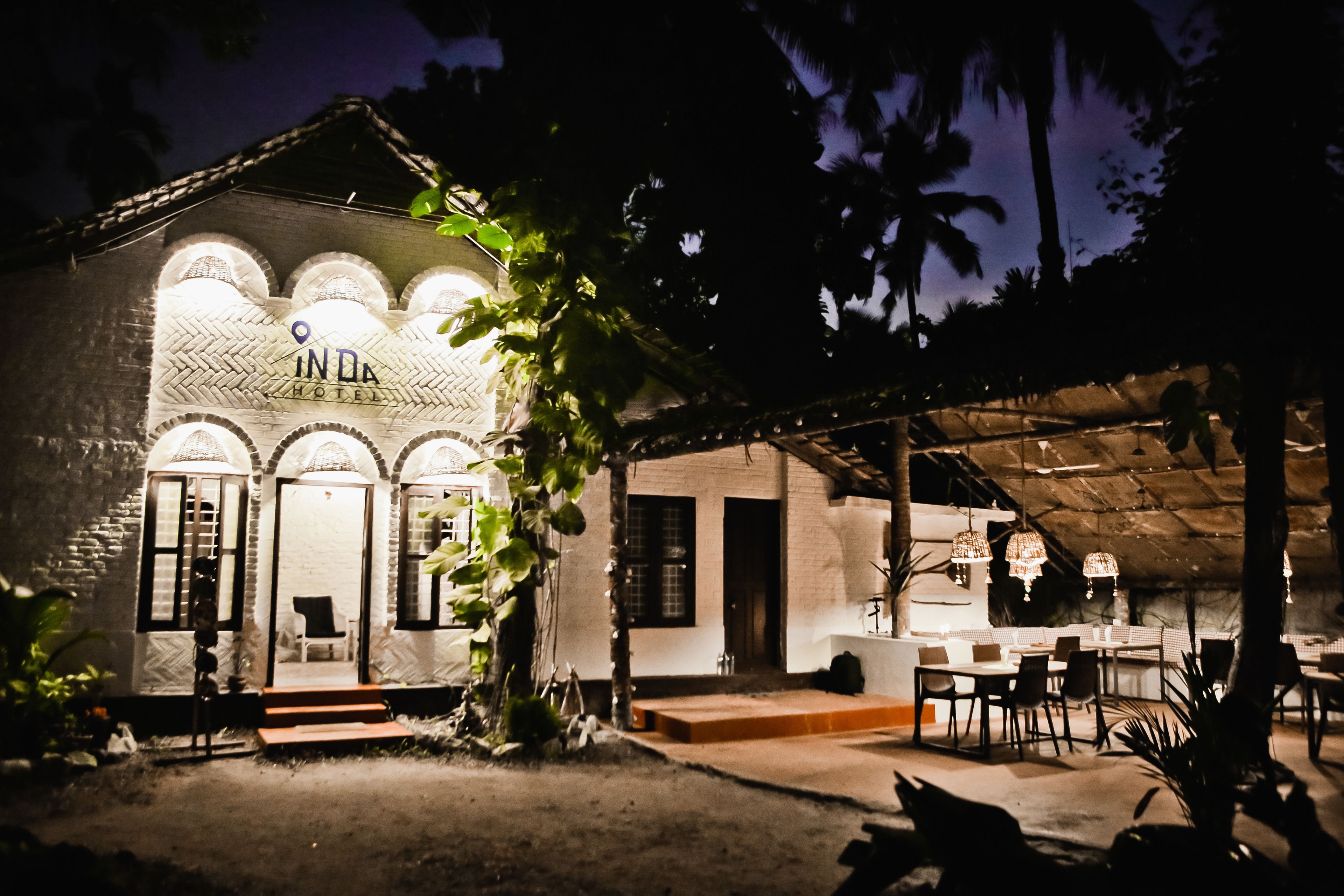 front of property – evening/night