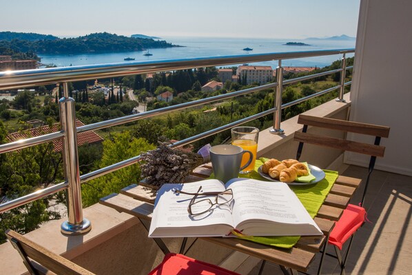 Superior Apartment, 1 Bedroom, Balcony, Sea View | Balkoni