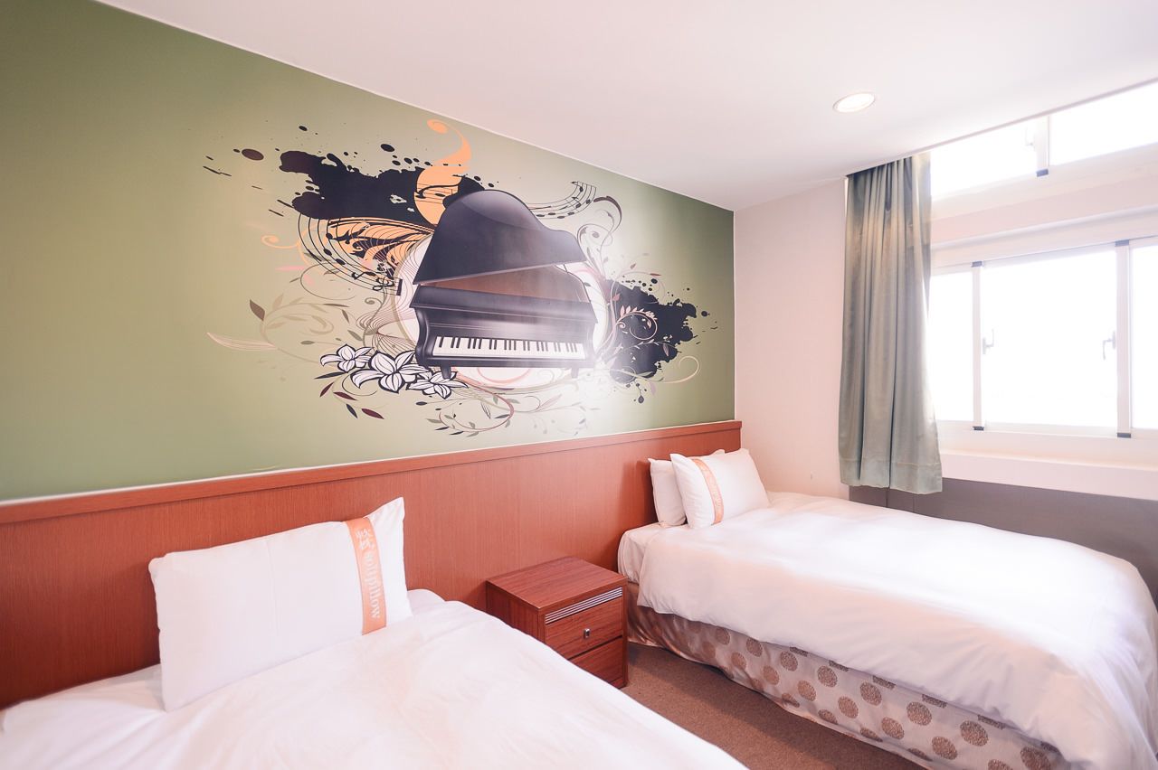 twin room, 2 single beds | in-room safe, individually furnished, desk, blackout curtains