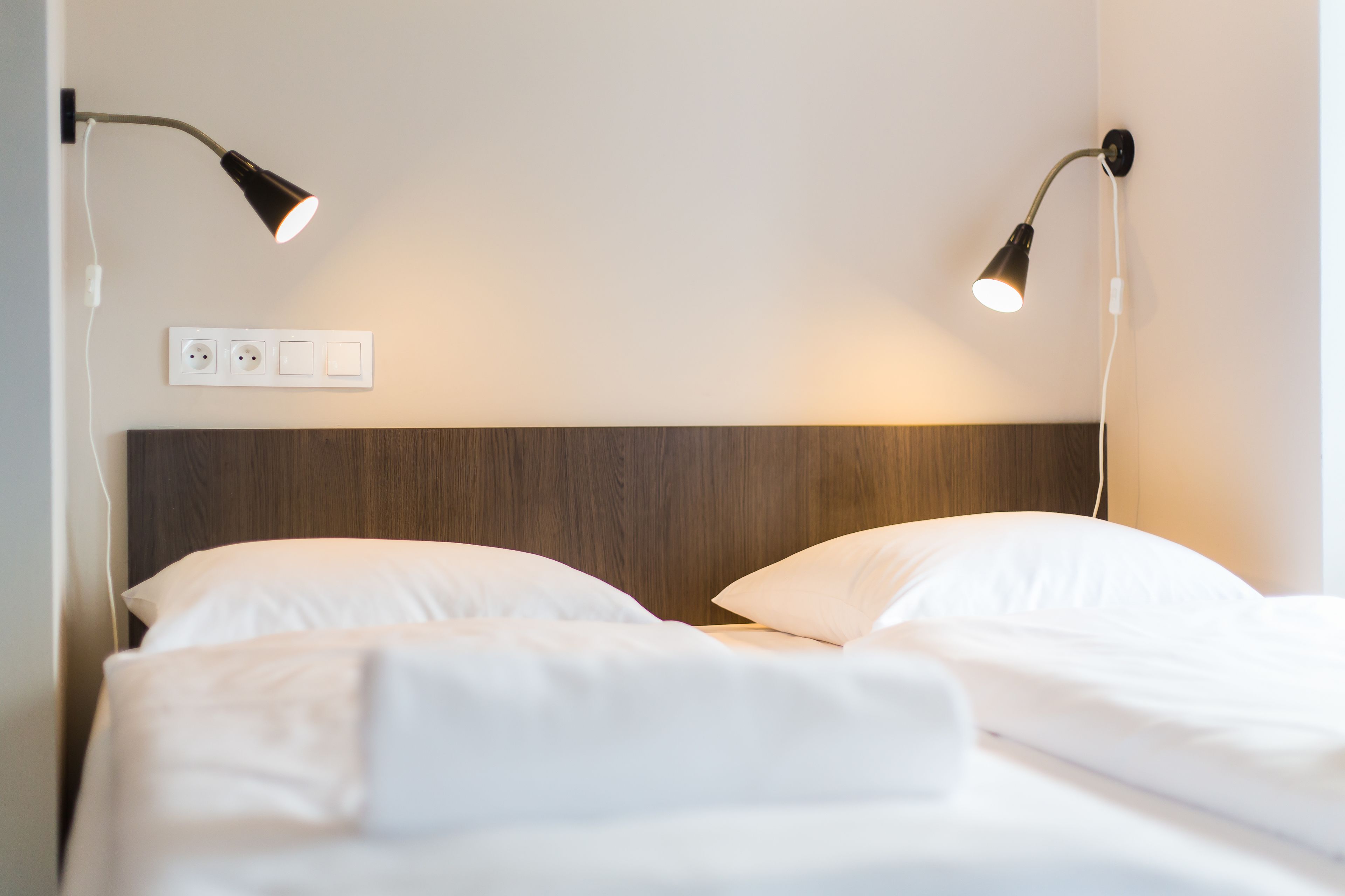 Blackout curtains, free WiFi, bed sheets