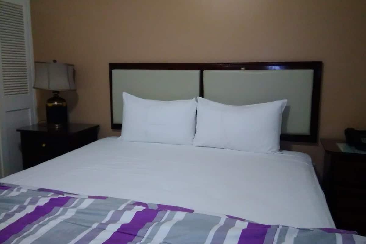 Habitación Confort, 1 cama King size | 1 habitación, escritorio, tabla de planchar con plancha y camas extra 