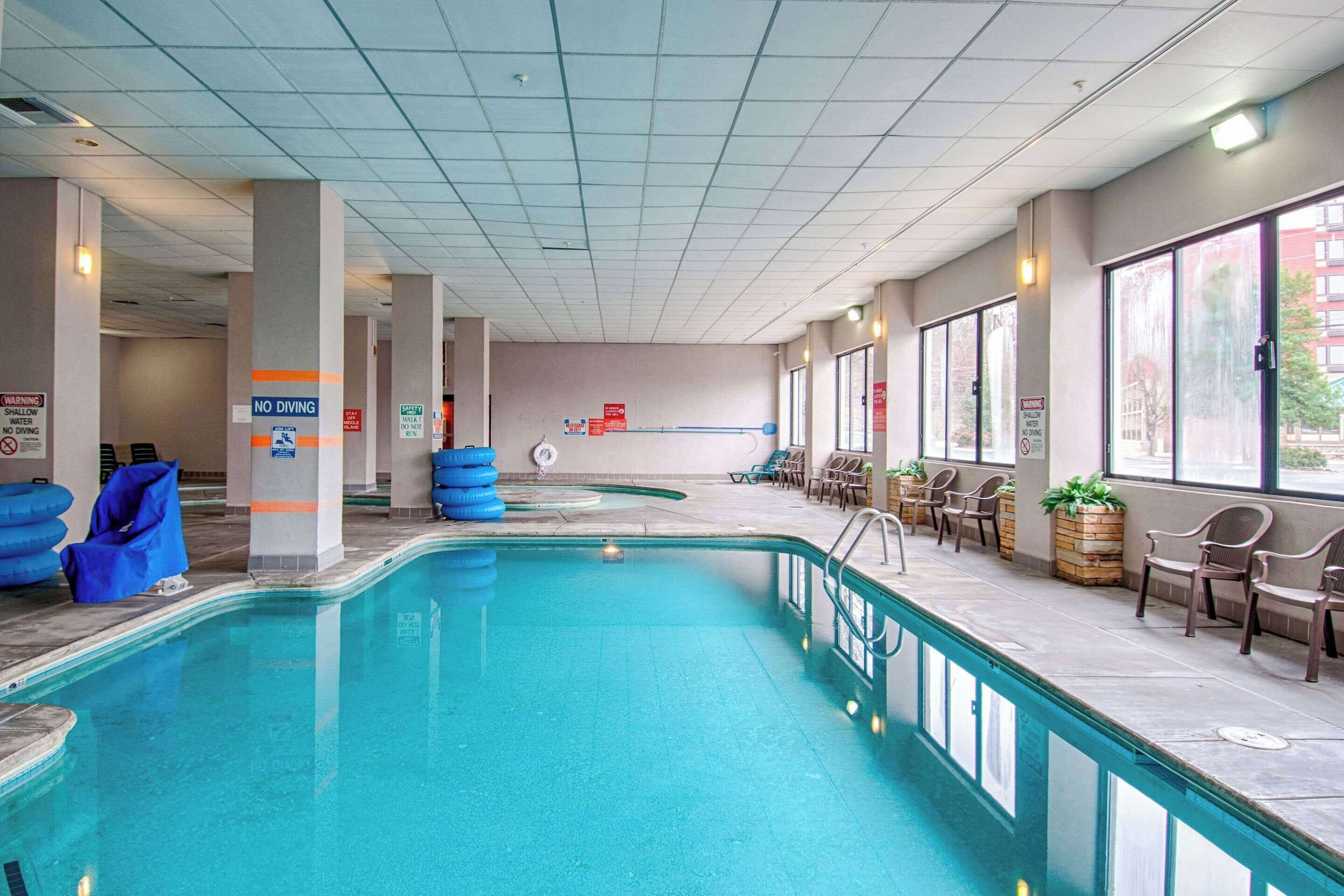 Indoor pool, a heated pool