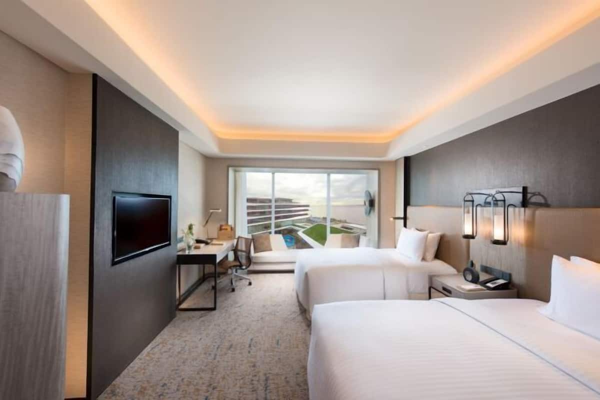 Ropa de cama de alta calidad y minibar