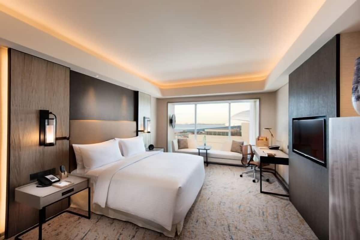 Ropa de cama de alta calidad y minibar