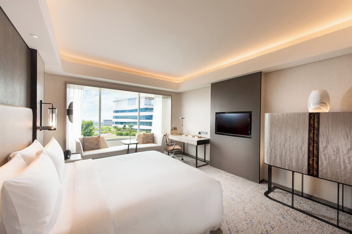 Ropa de cama de alta calidad y minibar