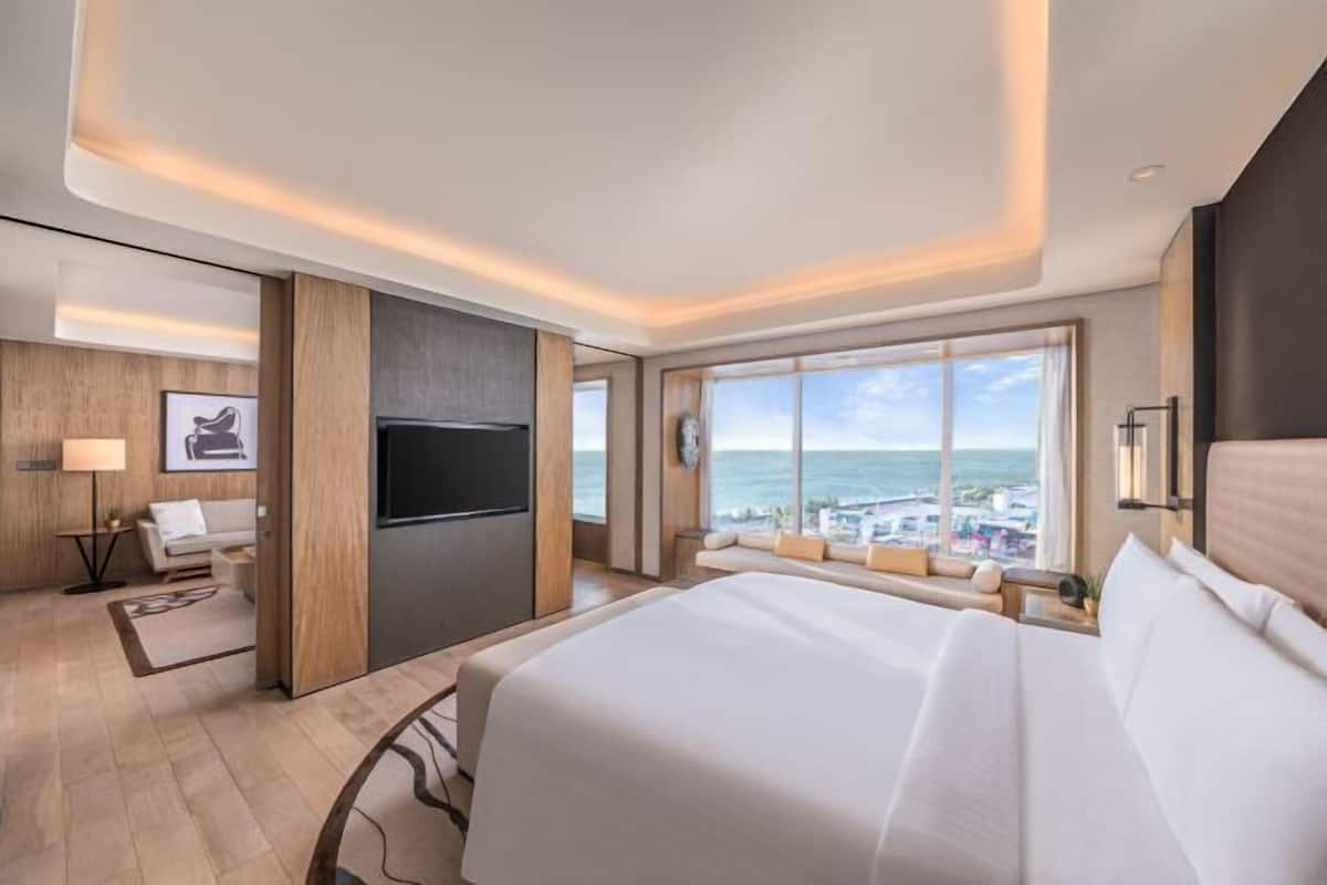 Ropa de cama de alta calidad y minibar