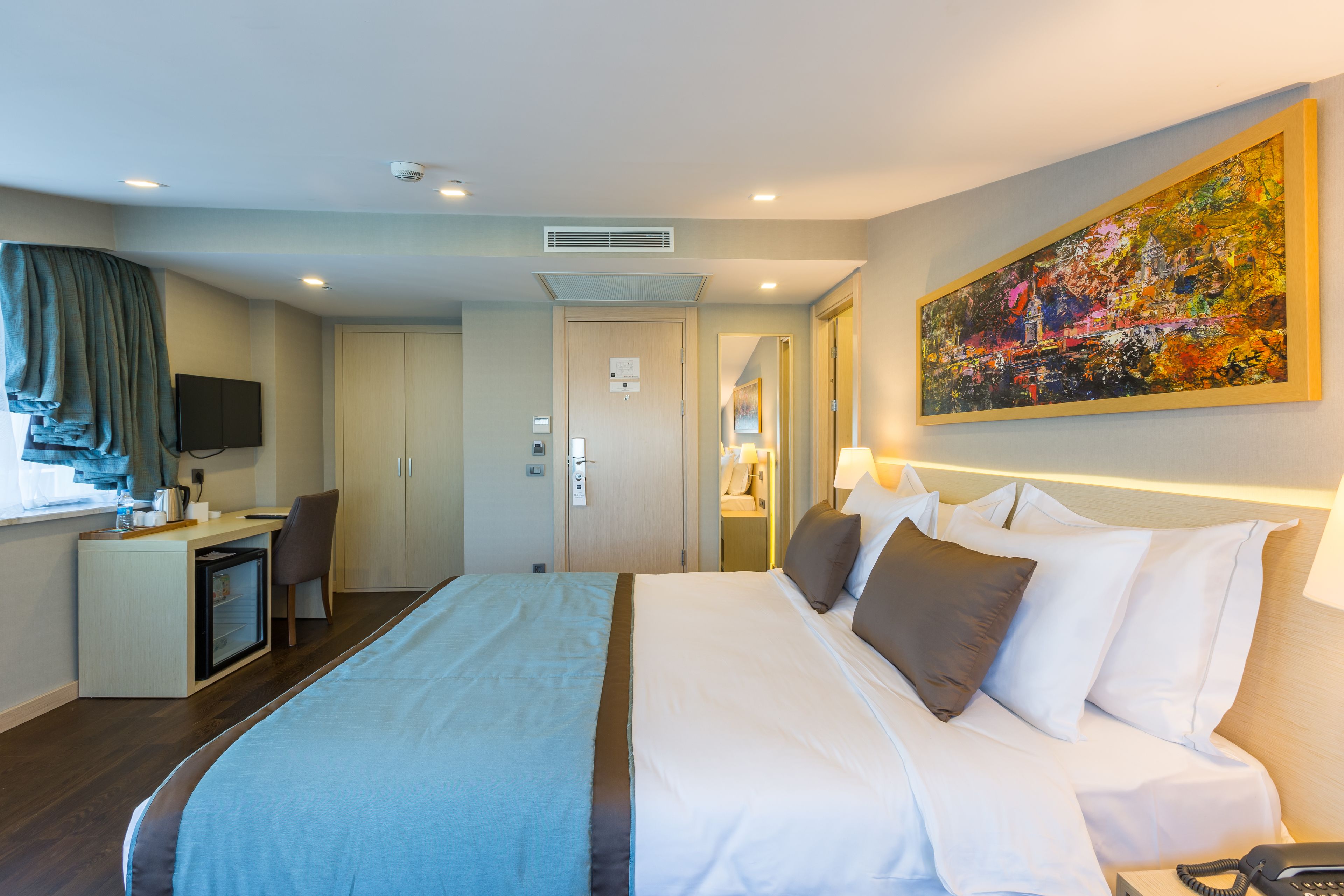 슈피리어룸 | 고급 침구, 오리/거위털 이불, 미니바, 객실 내 금고