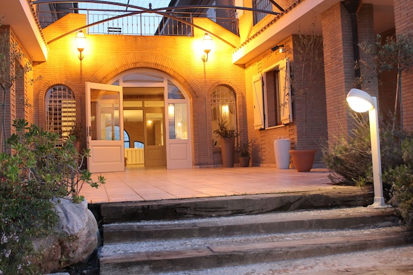 Entrada de la propiedad