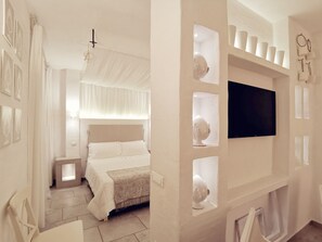 디럭스룸, 정원 전망 | 1 개의 침실, 고급 침구, 오리/거위털 이불, 필로우탑 침대