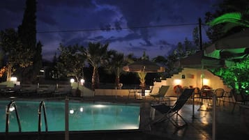 Front of property – evening/night
