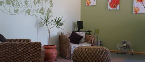 Sala de estar en el lobby