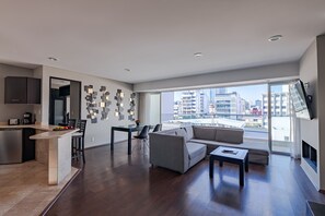 Loftsleilighet | Oppholdsområde | Flatskjerm-TV