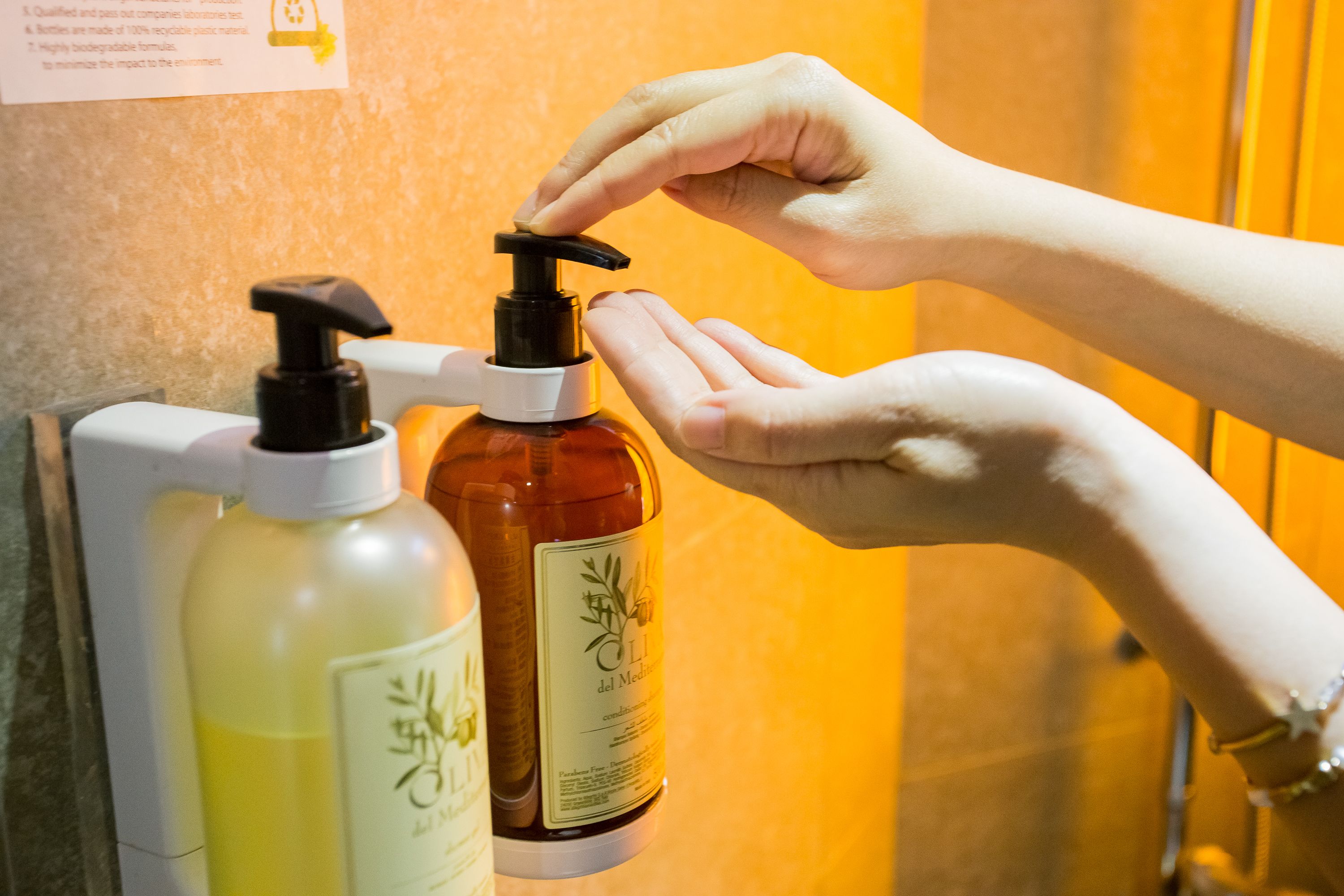 deluxe quadruple room | bathroom | free toiletries, hair dryer, slippers, towels