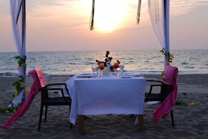 On the beach