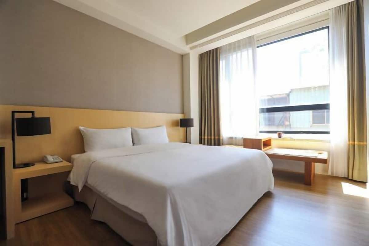 Desk, laptop workspace, blackout curtains, soundproofing