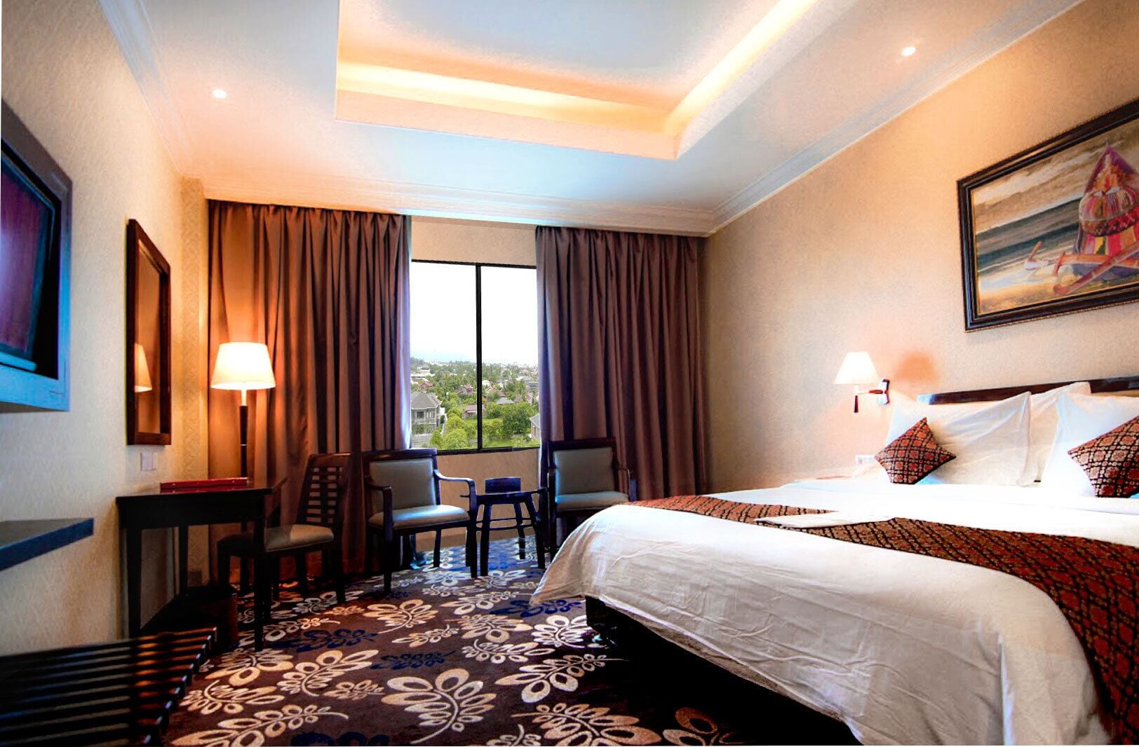 1 bedroom, minibar, in-room safe, desk