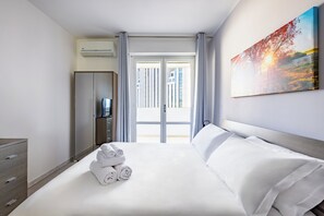 apartman (2 Bedrooms) | 2 hálószoba, laptophoz jól használható munkafelület és ágynemű