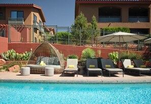 Una piscina riscaldata