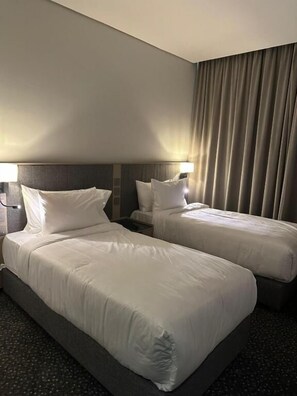 In-room safe, blackout curtains, iron/ironing board, free WiFi