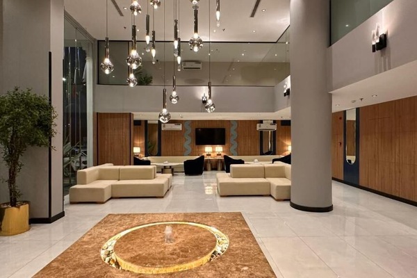 Sala de estar en el lobby