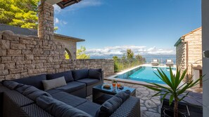 Terrace/patio - Villa Stavros by Villas Guide (Blato)