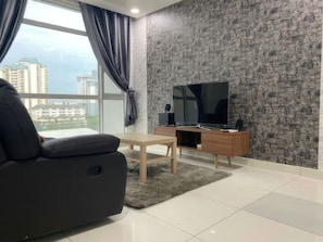 Superior-Apartment, 3 Schlafzimmer, Balkon, Stadtblick | Ausblick vom Zimmer