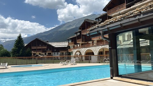 Appartement « Résidence Les Alpages De Val Cenis » avec vue montagne, piscine et Wi-Fi