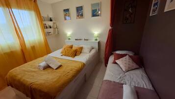 1 bedroom, iron/ironing board, free WiFi, bed sheets