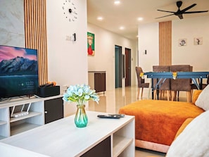 Appart'hôtel, 3 chambres, accessible aux personnes à mobilité réduite, balcon | Équipements de la chambre