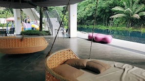 Condo, 3 Bedrooms, Balcony, City View | Terrace/patio - Ipoh Cove Hillside Mini Waterpark Family Suite (Ipoh)