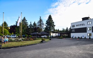 Voorkant van accommodatie