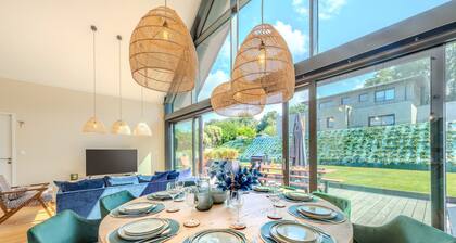 "Bonjour la mer" – Familienhaus mit Spa