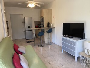 TV - Air-conditioned apartment with garden and parking in Palavas (Palavas-les-Flots)