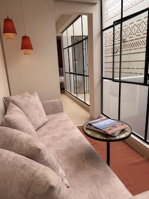 Deluxe Apartment | Living area | Printers