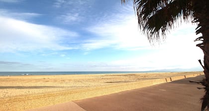 House near the sea and port
