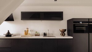 Private kitchen - Luxury Penthouse off the Avenue near Vondelpark (Amsterdam)