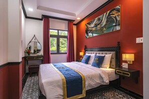 Deluxe Double Room | Premium bedding, free WiFi, bed sheets - Dancentre Airport Stays - Vyvy Hotel (Ho-Chi-Minh)