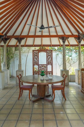 Udendørs spisemuligheder