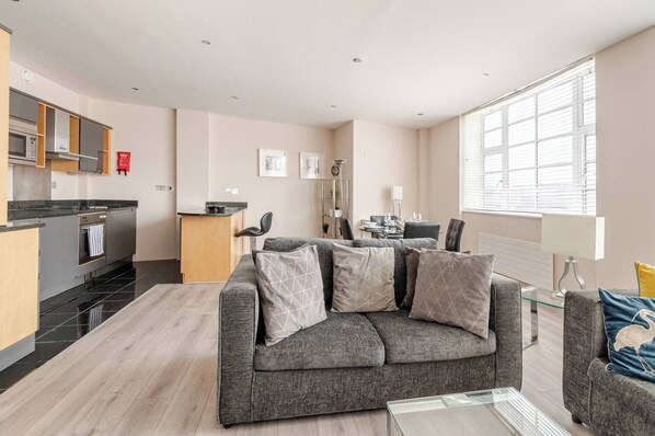 Living room - Your Perfect Haven Suite for Business and Long Stays (Brighton)