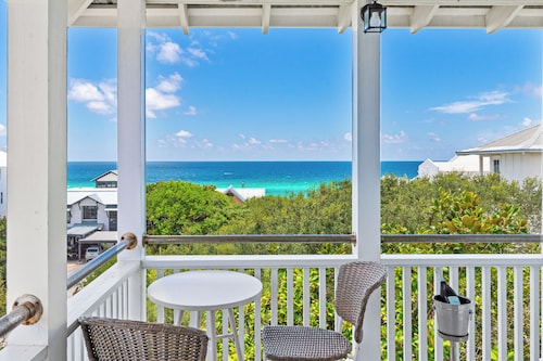 Prime Seagrove Location | Private Pool, Bikes, Porches, Steps to Beach Access