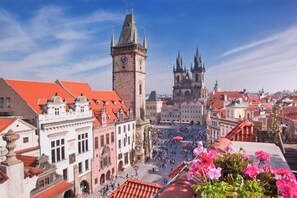 Balcony - Gorgeous Central Apartment - parking garage (Prague)