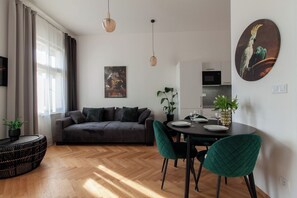 TV - Bright 1 BDR flat near the centre (Praha 3)