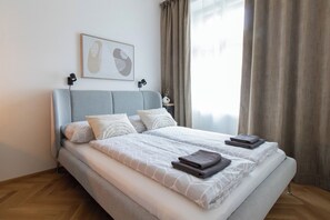 1 bedroom, iron/ironing board, travel crib, WiFi