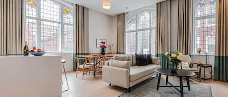 Superior-Apartment | Wohnbereich
